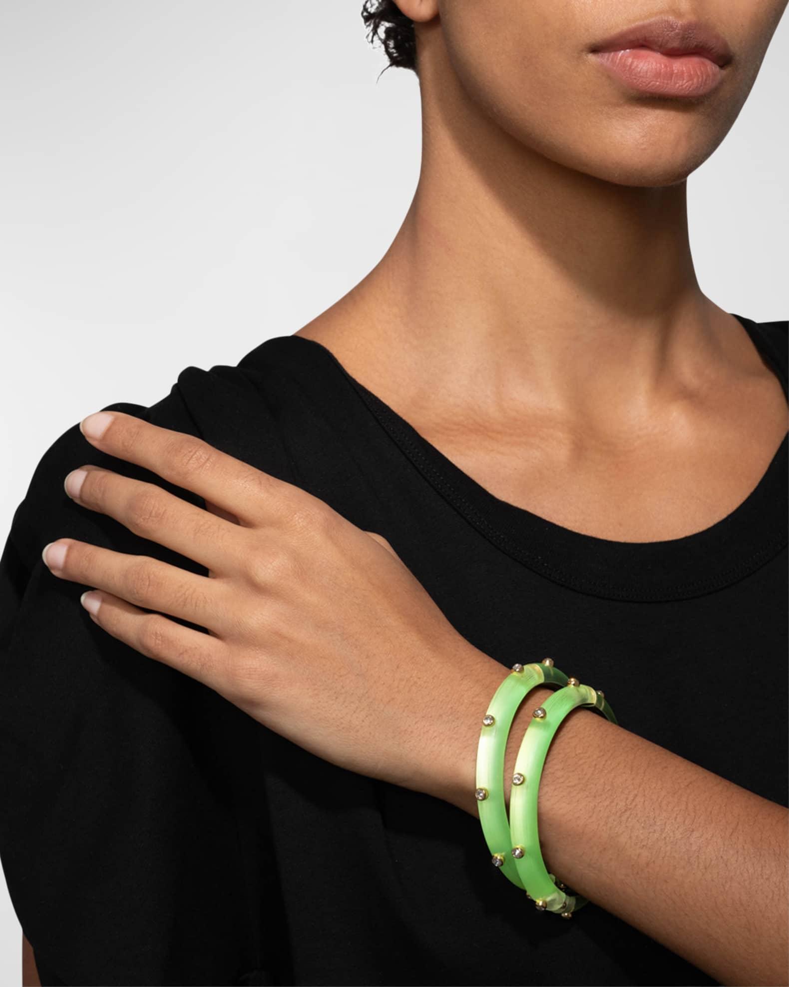 Crystal Studded Hinge Bracelet Product Image