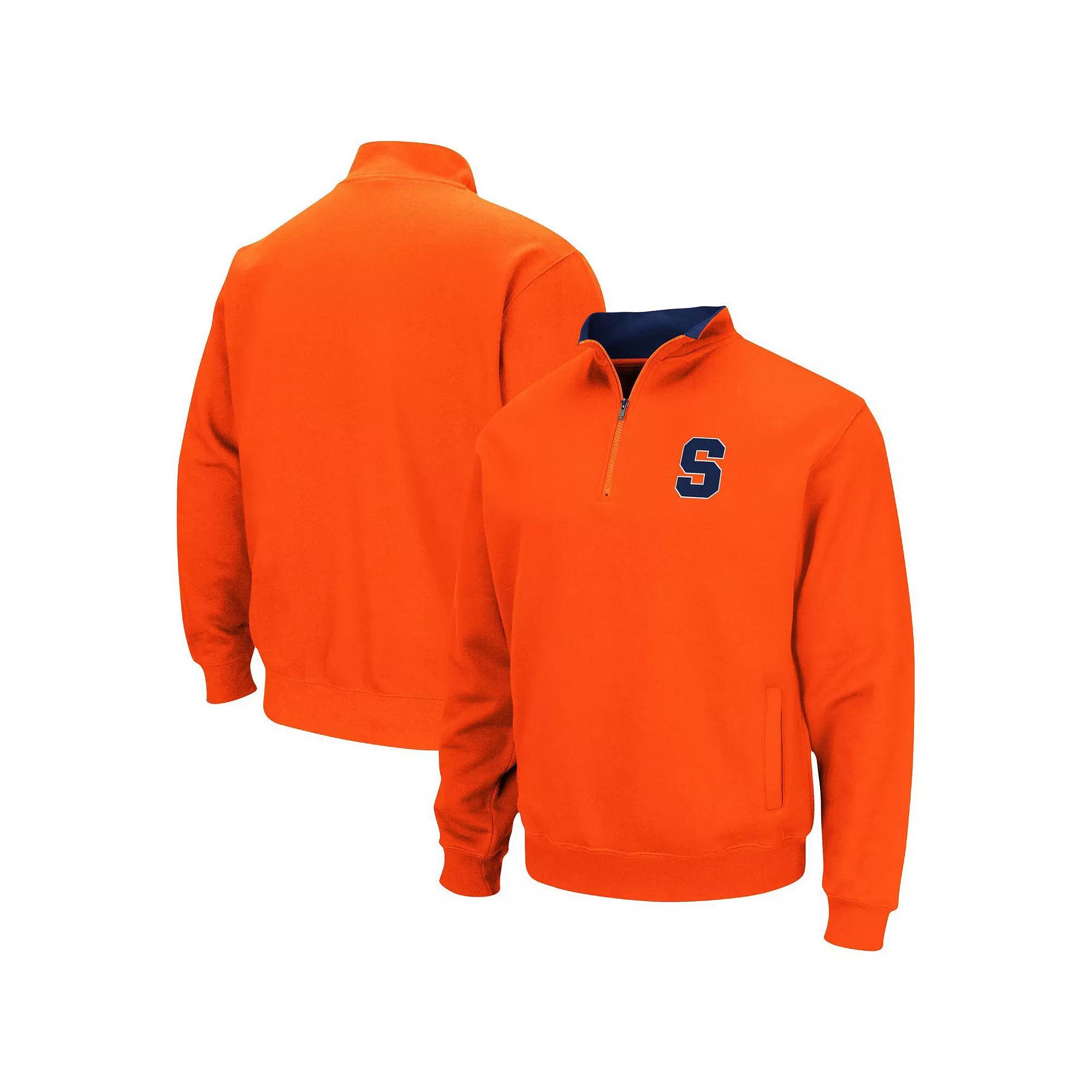 Men's Colosseum Orange Virginia Cavaliers Tortugas Team Logo Quarter-Zip Jacket,  Product Image