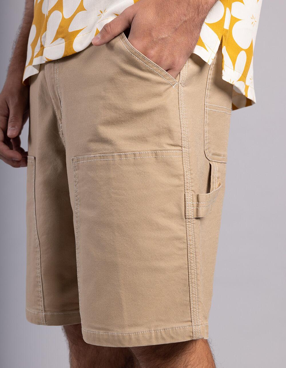 RSQ Mens Utility Canvas Shorts - SAND Product Image