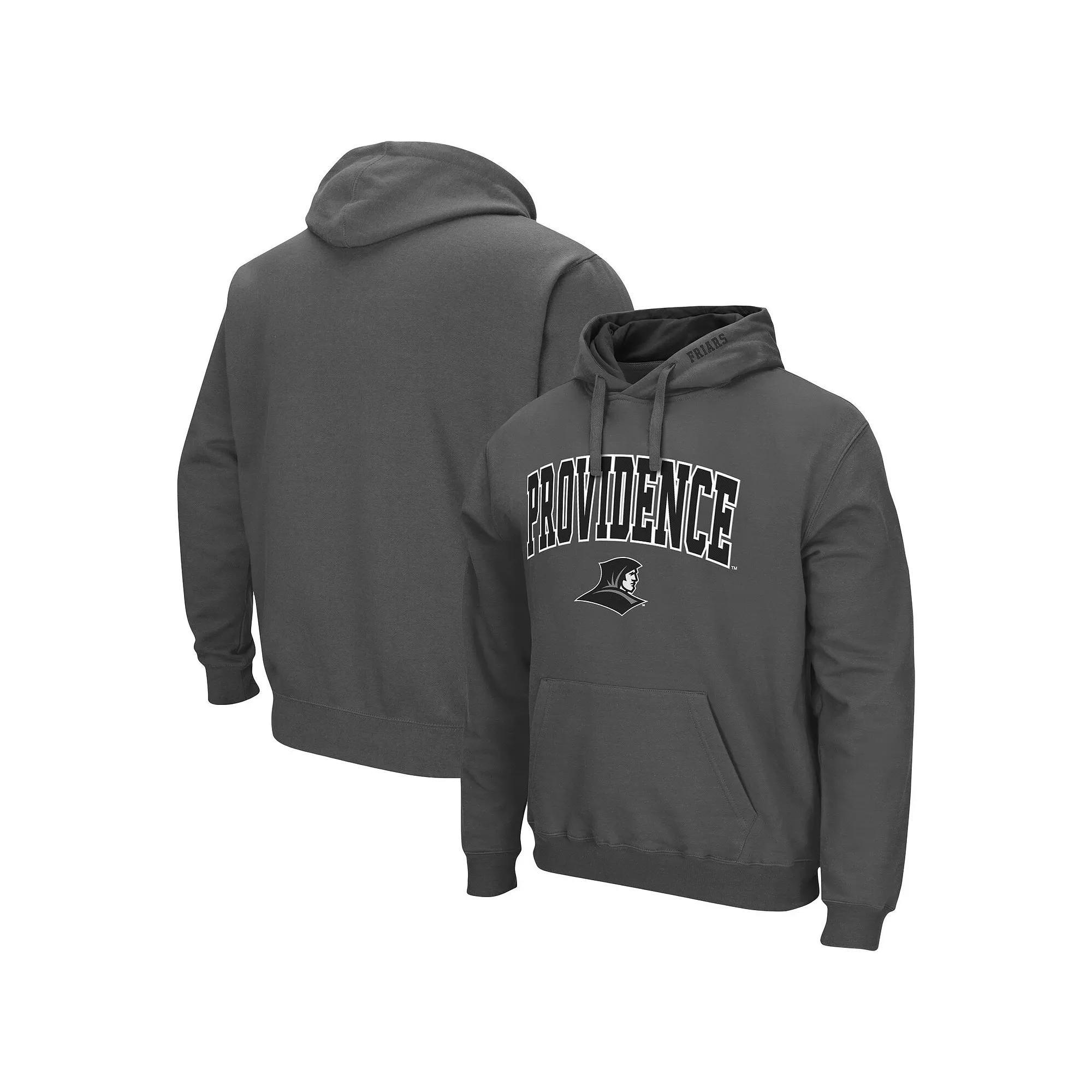 Men's Colosseum Black Virginia Tech Hokies Arch & Logo 3.0 Pullover Hoodie,  Product Image