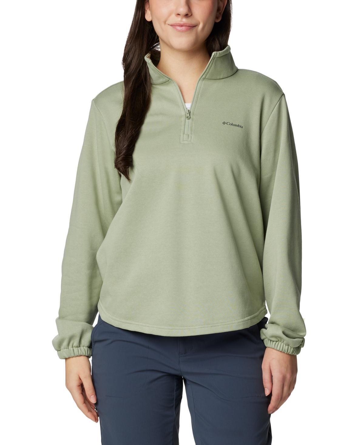 Columbia Women's Columbia Trek French Terry Half Zip Pullover- Product Image