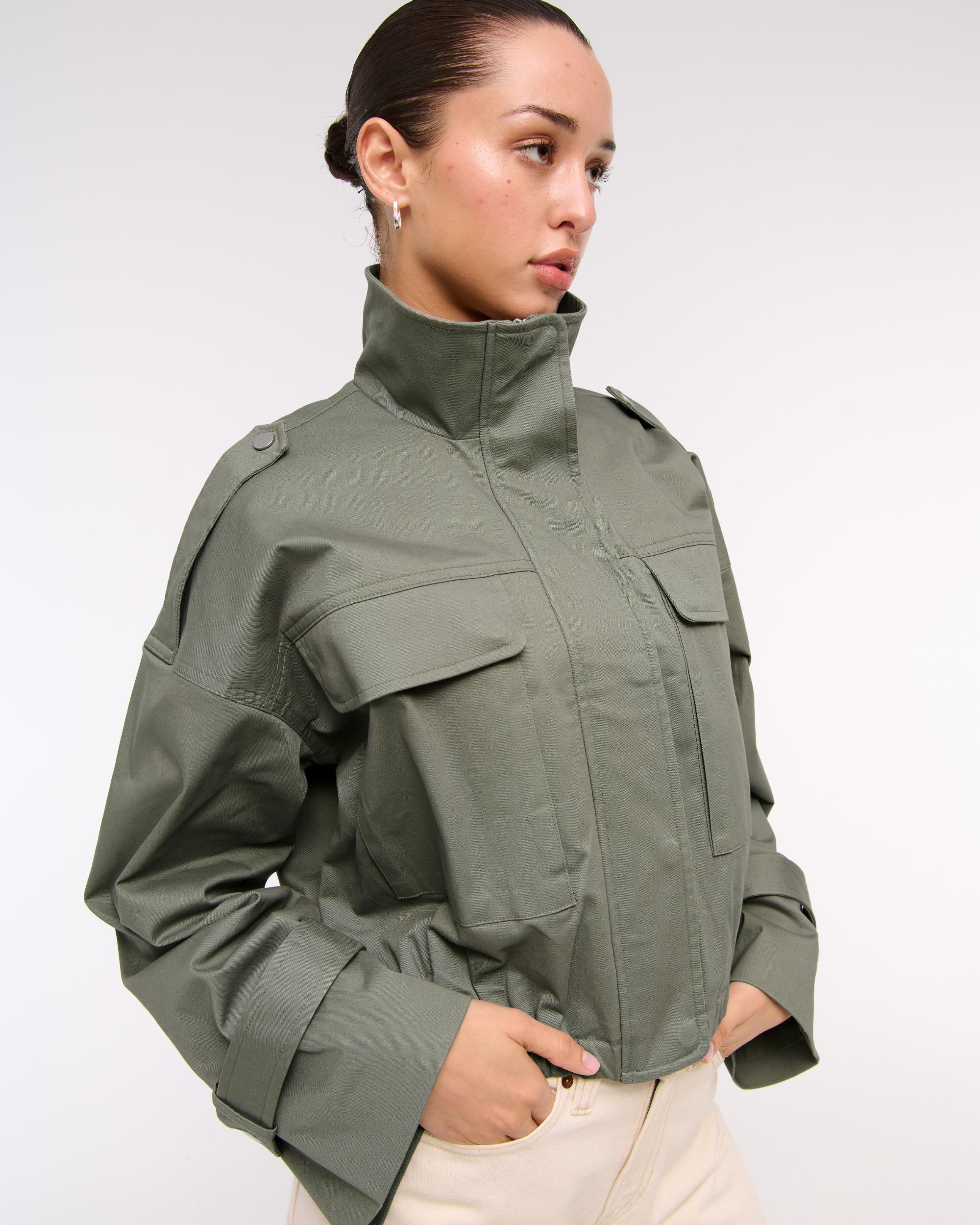 Lightweight Cinched Utility Jacket Product Image