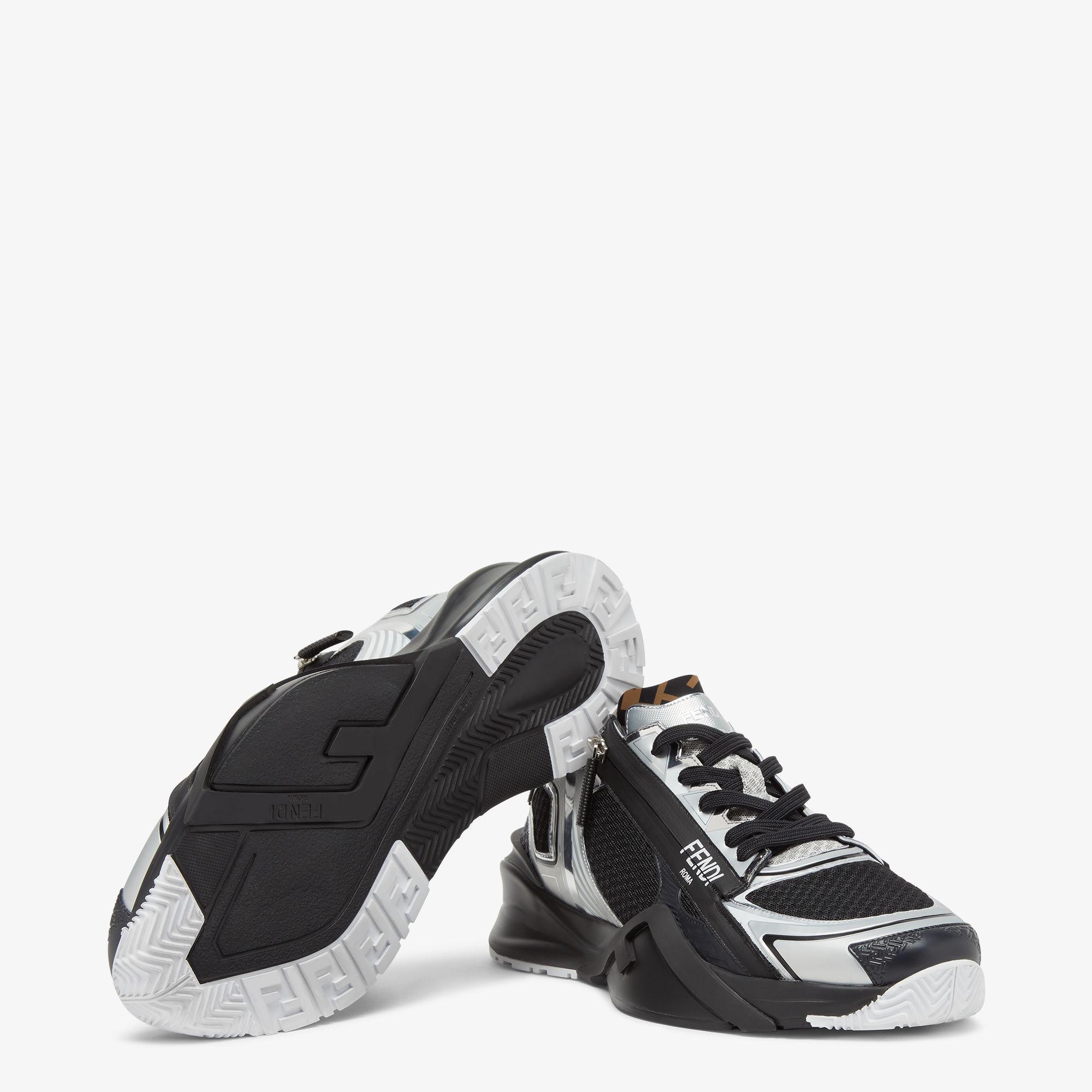 Fendi Flow SneakersBlack technical mesh running sneakers Product Image