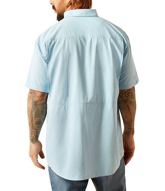Ariat VentTEK Outbound Classic Fit Performance Short Sleeve Solid Woven Shirt Product Image
