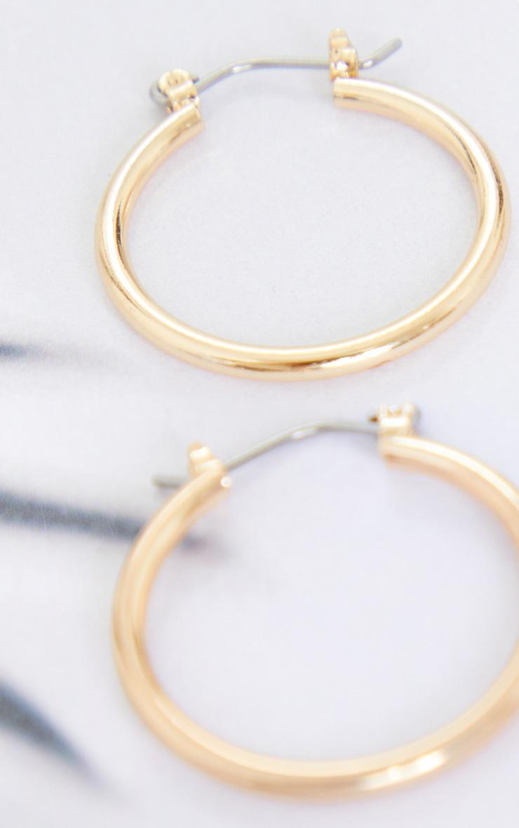 Gold Mini Hoop Earrings Product Image