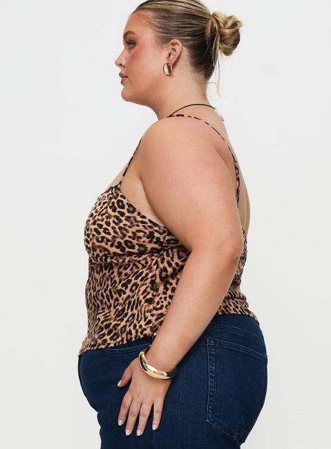 Jaquelyn Top Leopard Curve Product Image