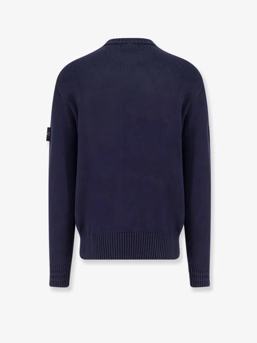 STONE ISLAND Sweater In Blue Product Image