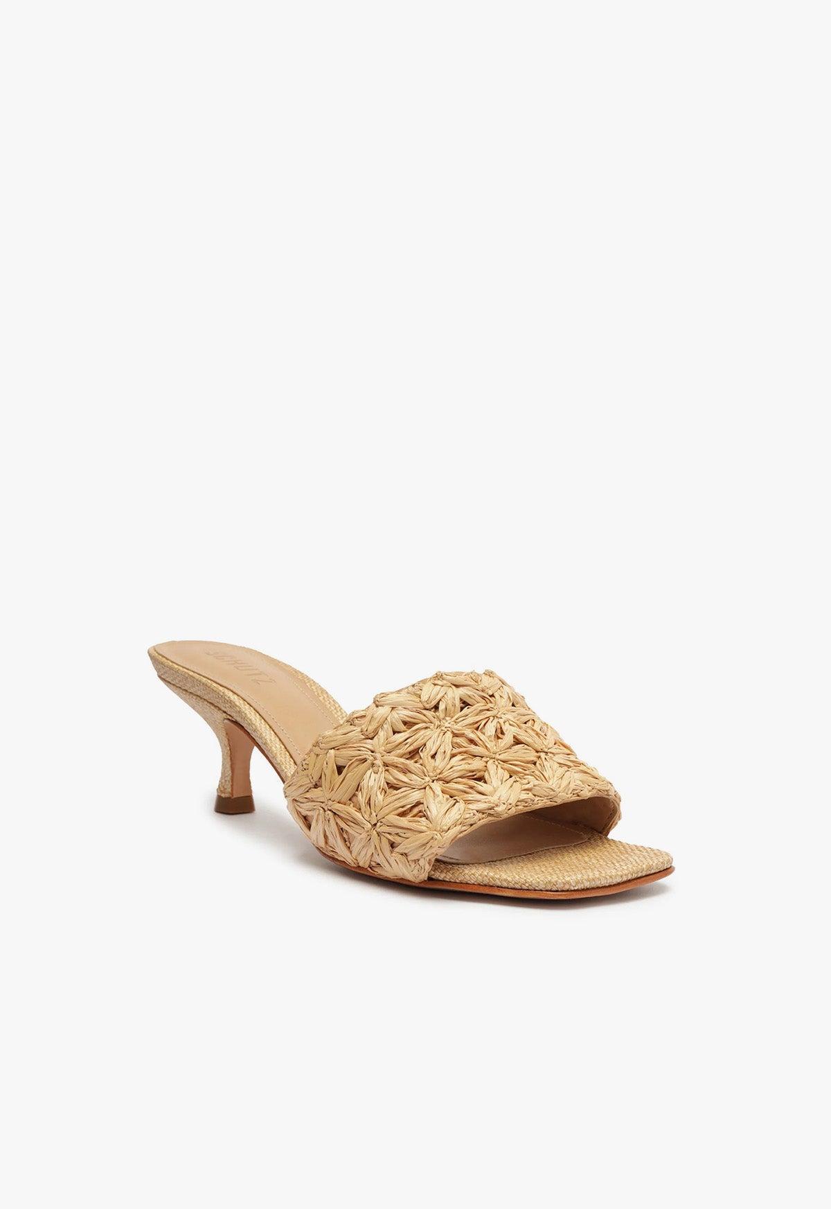 Dethalia Straw Raffia Sandal Female Product Image