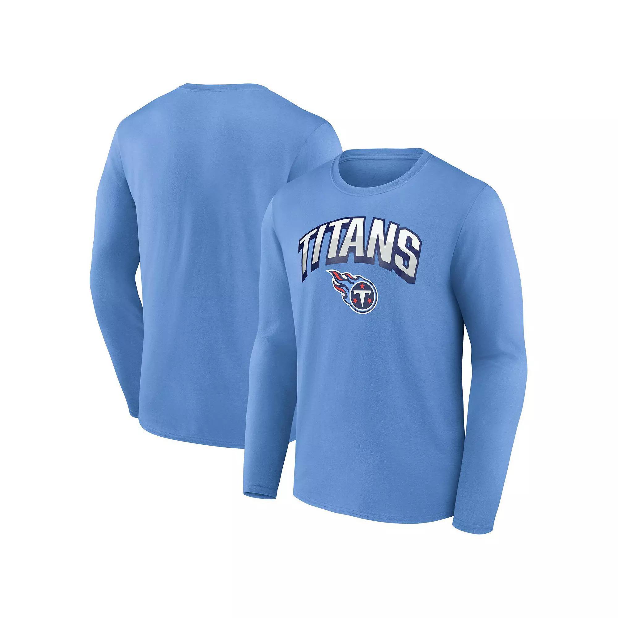 Men's Fanatics Light Blue Tennessee Titans Long Sleeve T-Shirt,  Product Image