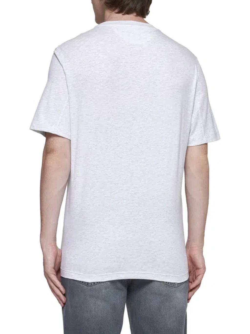 BRUNELLO CUCINELLI T-shirts In Light Grey Product Image