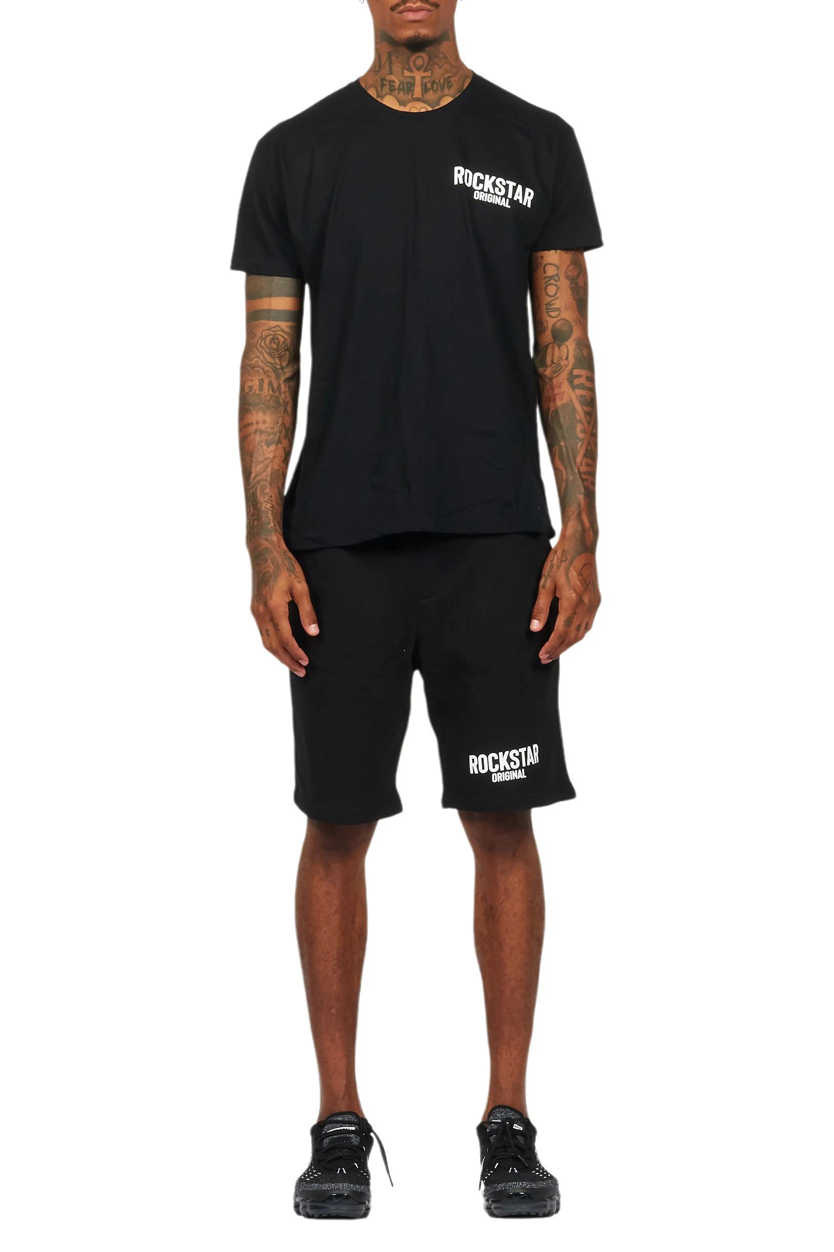 Sana Black/White Short Set Male Product Image