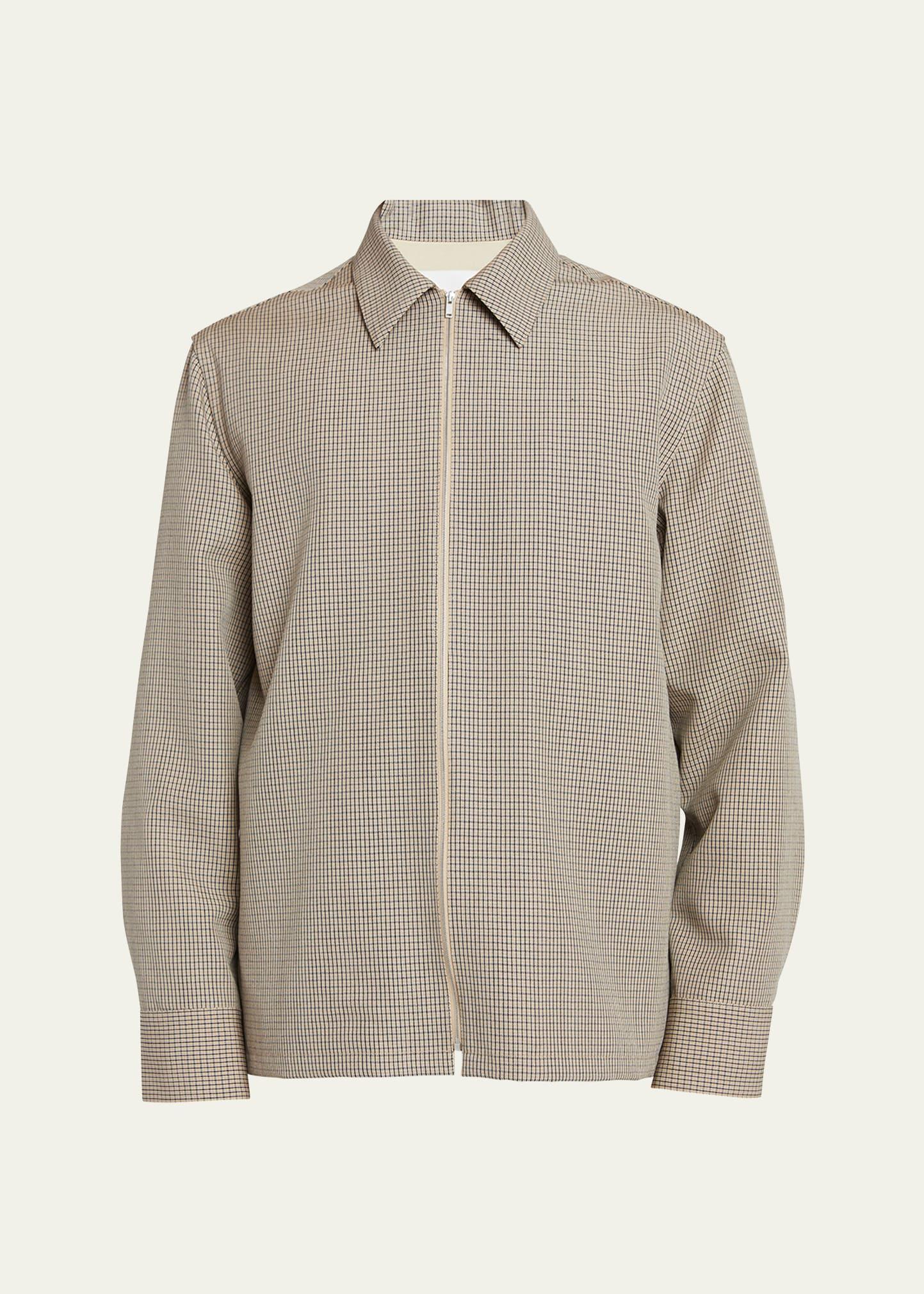 Mens Tattersall Woven Overshirt Product Image