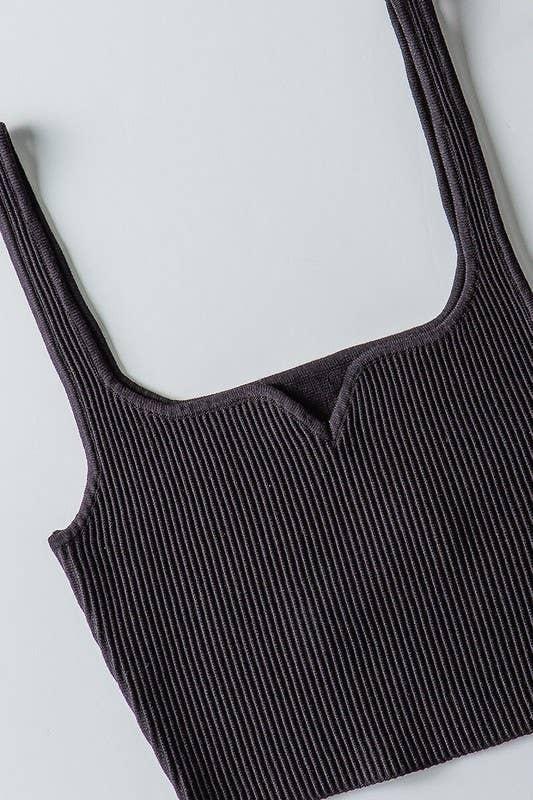 Notch Crop Tank Top Product Image