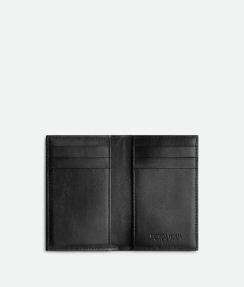 Men's Cassette Flap Card Case in Black Product Image
