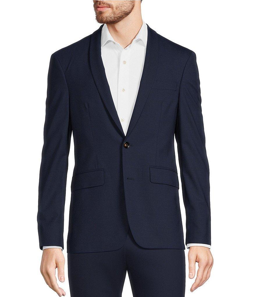 Murano Collezione Slim Fit Performance Bi-Stretch Wool Blend Suit Separates Blazer Product Image