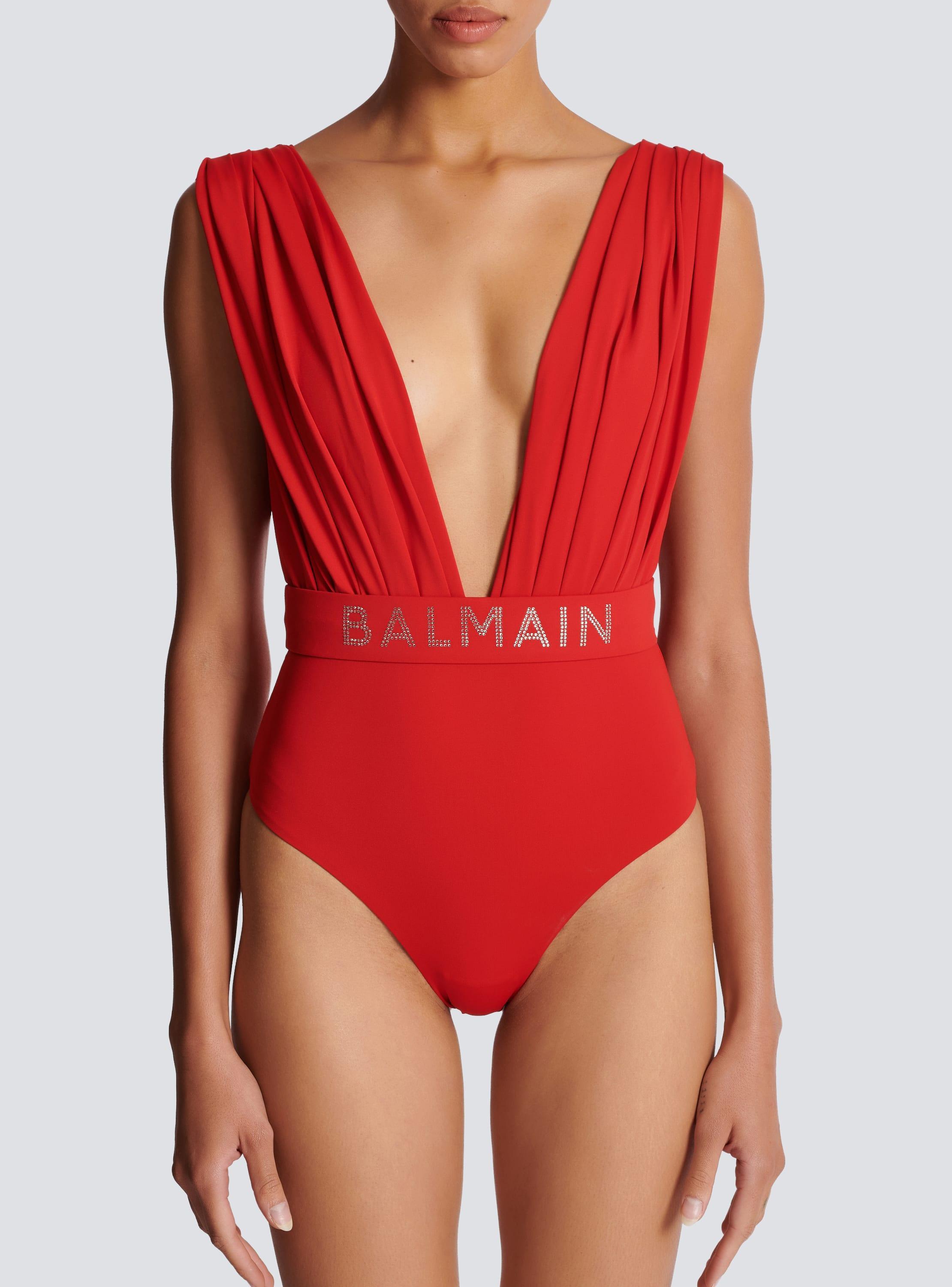 Draped swimsuit Product Image