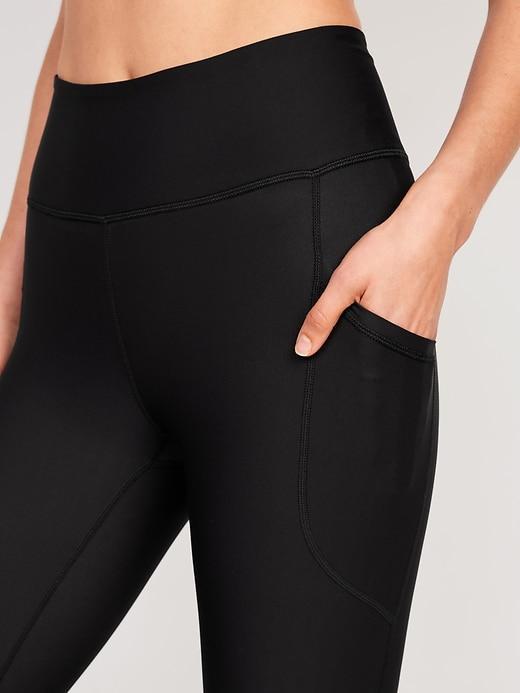 High-Waisted PowerSoft Crop Leggings Product Image