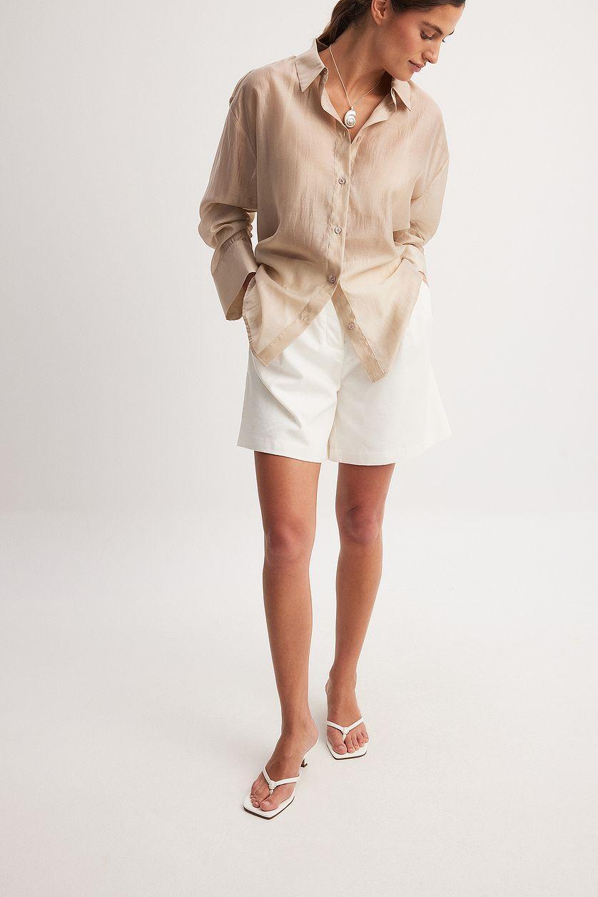 Knotted Thong Strap Heels Product Image