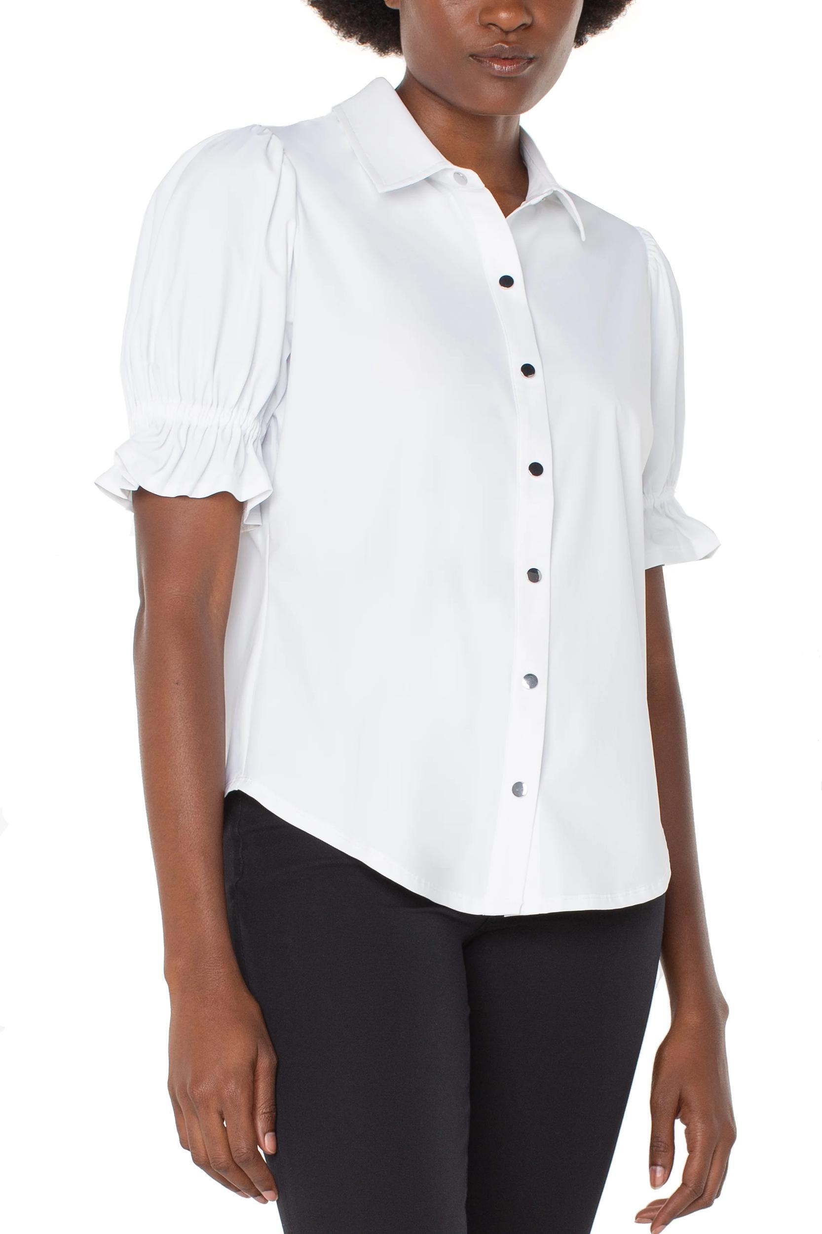 Snap Front Knit Shirt Product Image