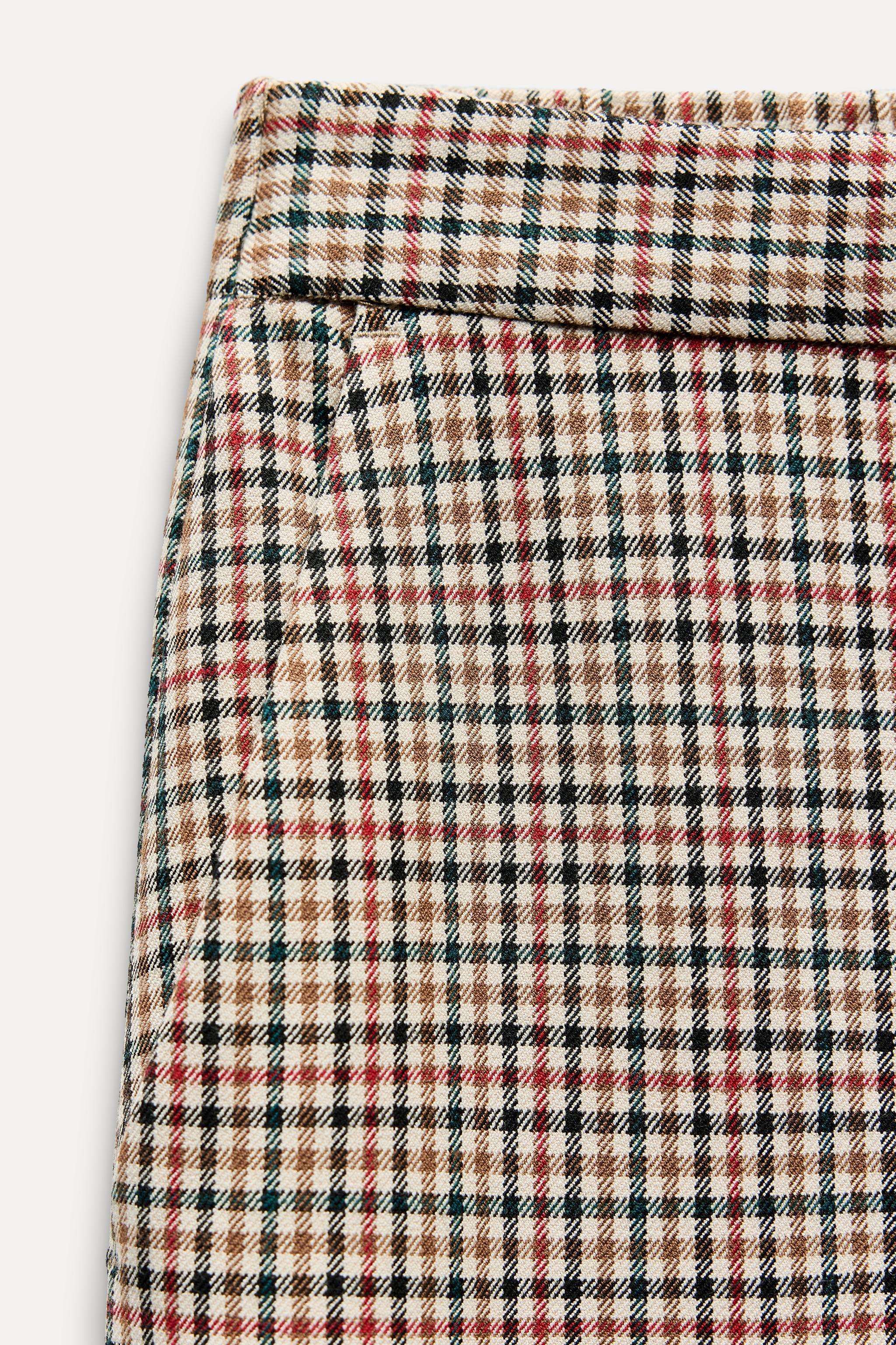 PLAID PANTS ZW COLLECTION Product Image