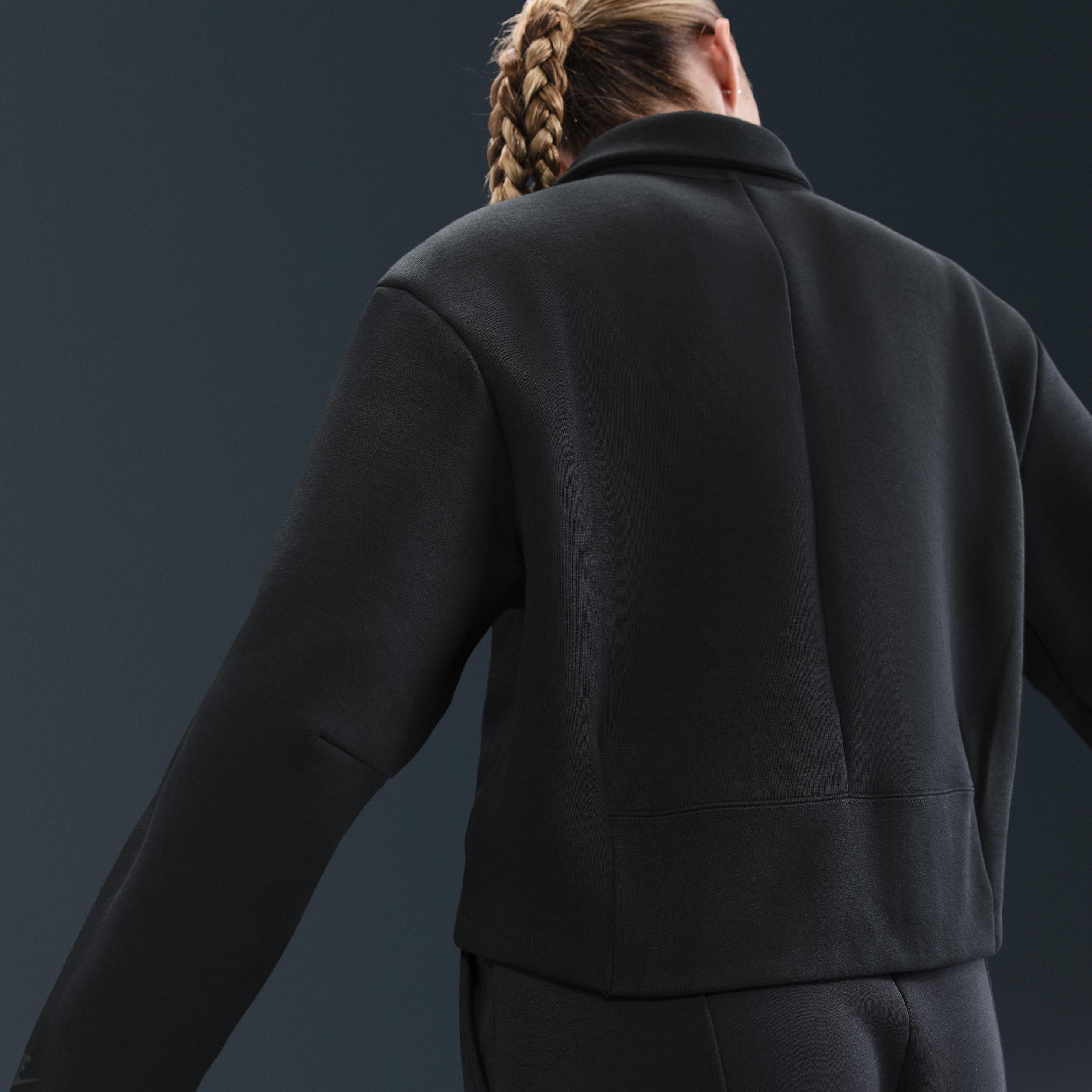 Womens Nike Sportswear Tech Fleece Tailored Jacket | HV2451-010 Product Image