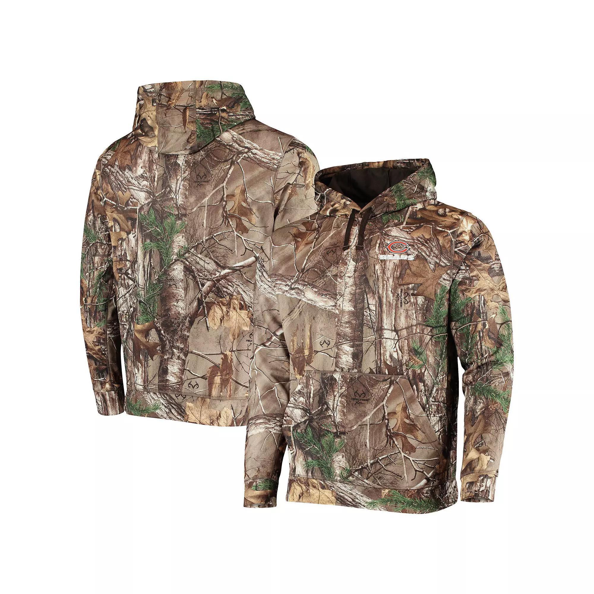Mens Dunbrooke Realtree Camo Chicago Bears Circle Champion Tech Fleece Pullover Hoodie Product Image
