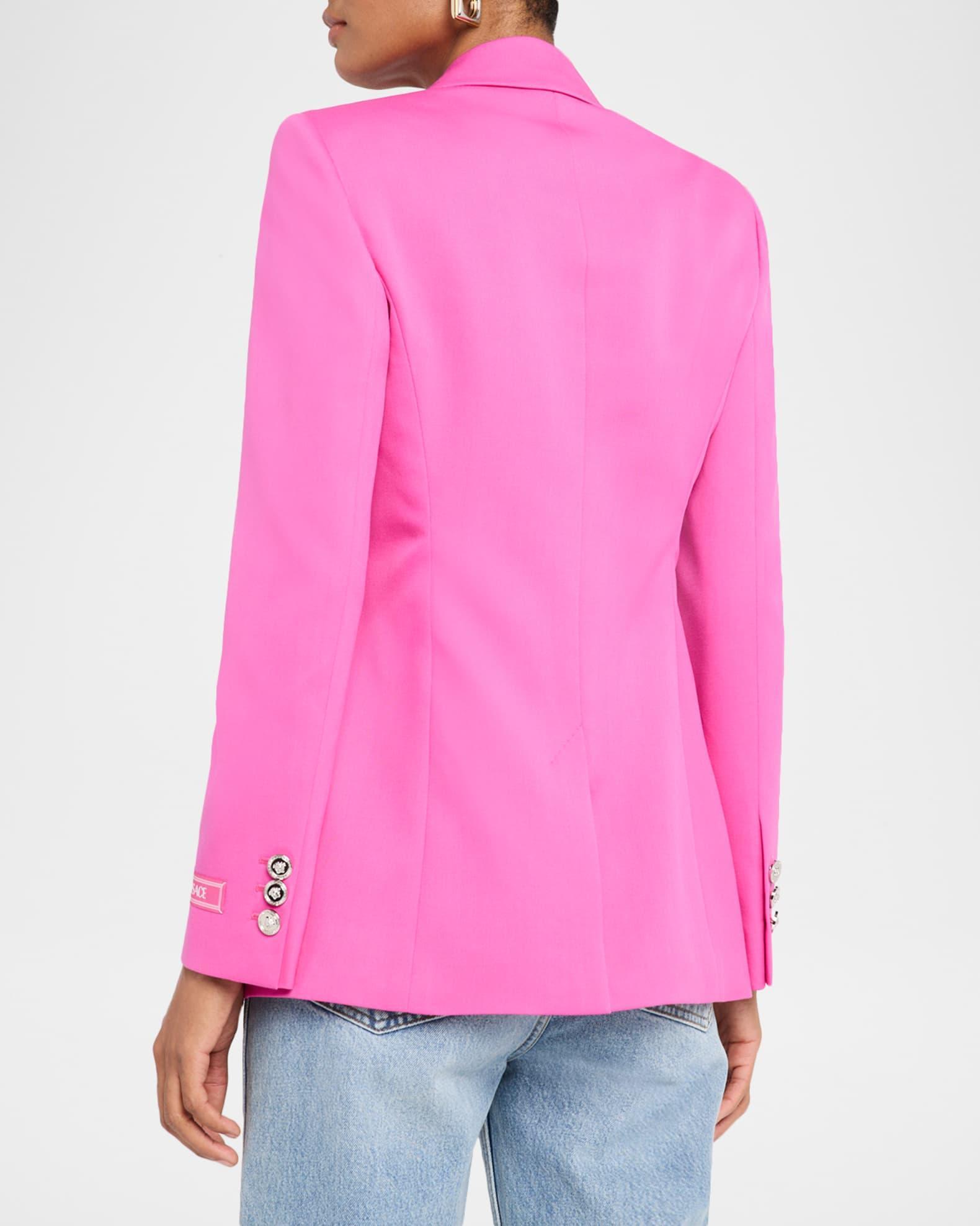 Wool Gabardine Single-Breasted Informal Jacket Product Image