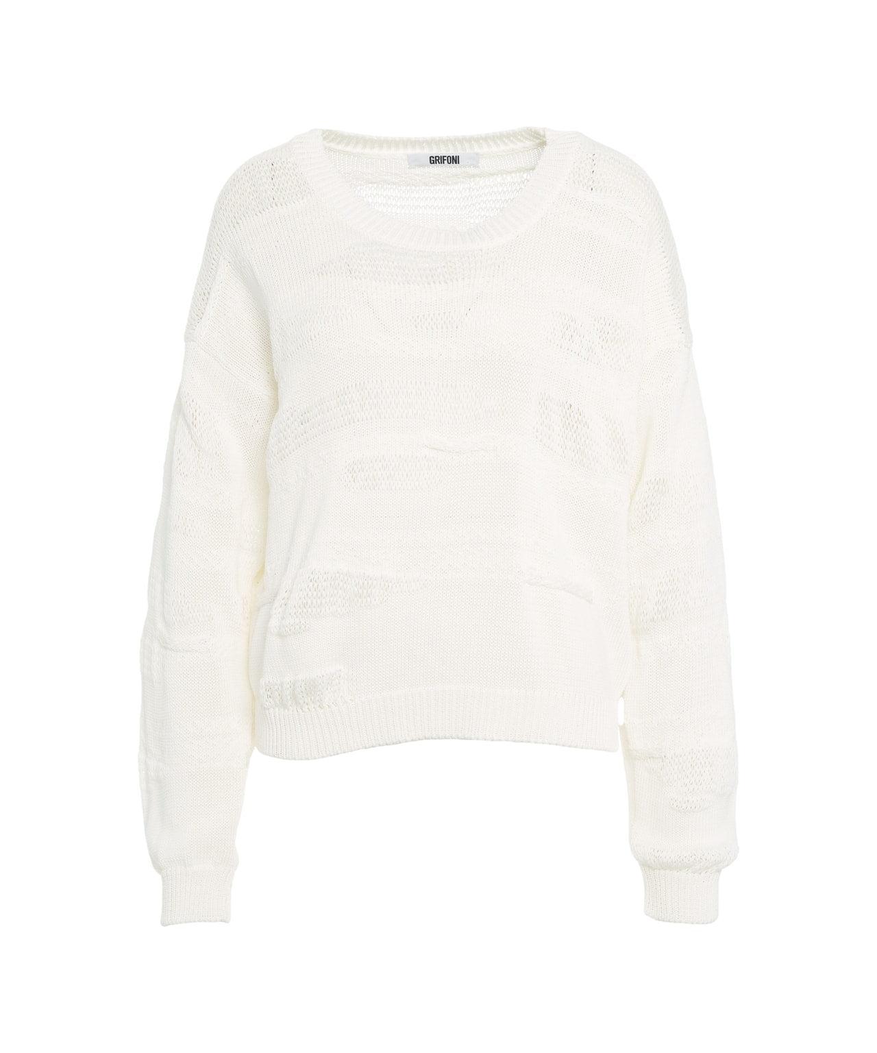 Sweater with knit pattern Product Image