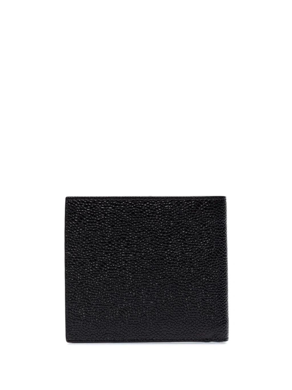 Pebble-grain Leather Billfold Wallet In Black Product Image