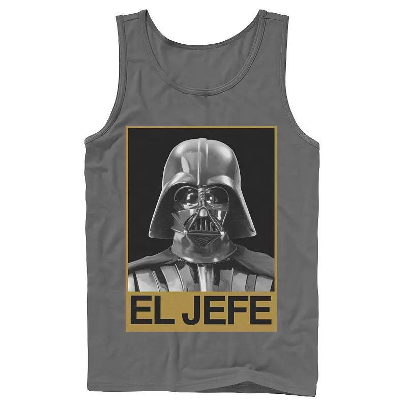 Men's Star Wars Darth Vader El Jefe Portrait Tank Top,  Product Image