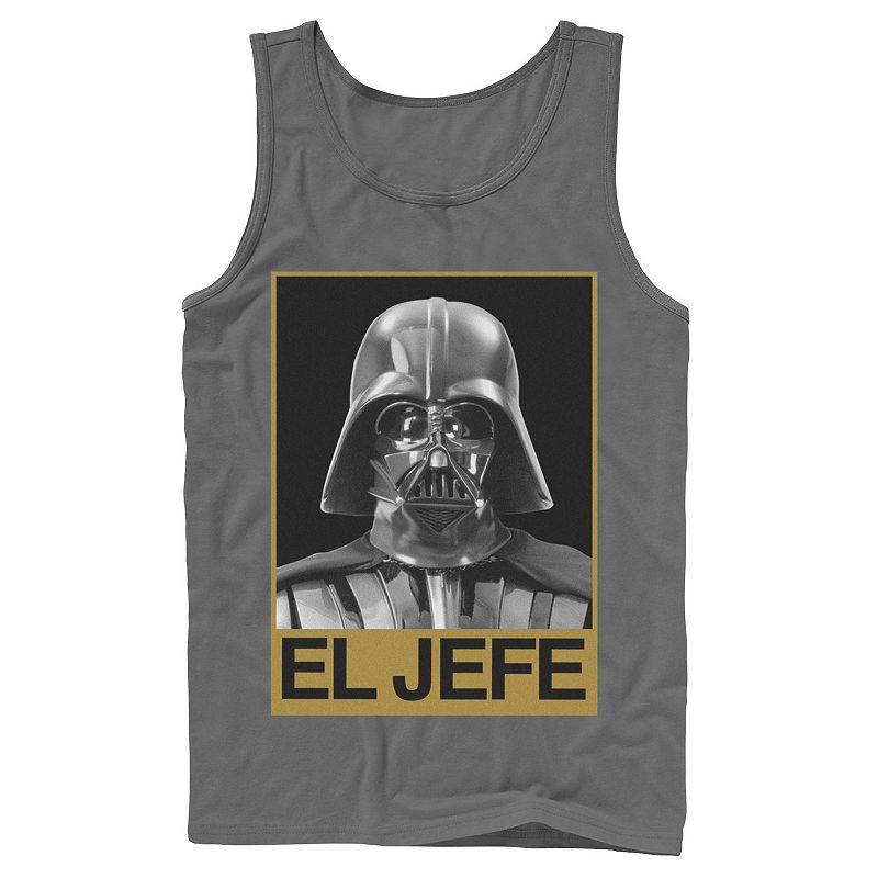 Men's Star Wars Darth Vader El Jefe Portrait Tank Top, Size: Large, Black Product Image