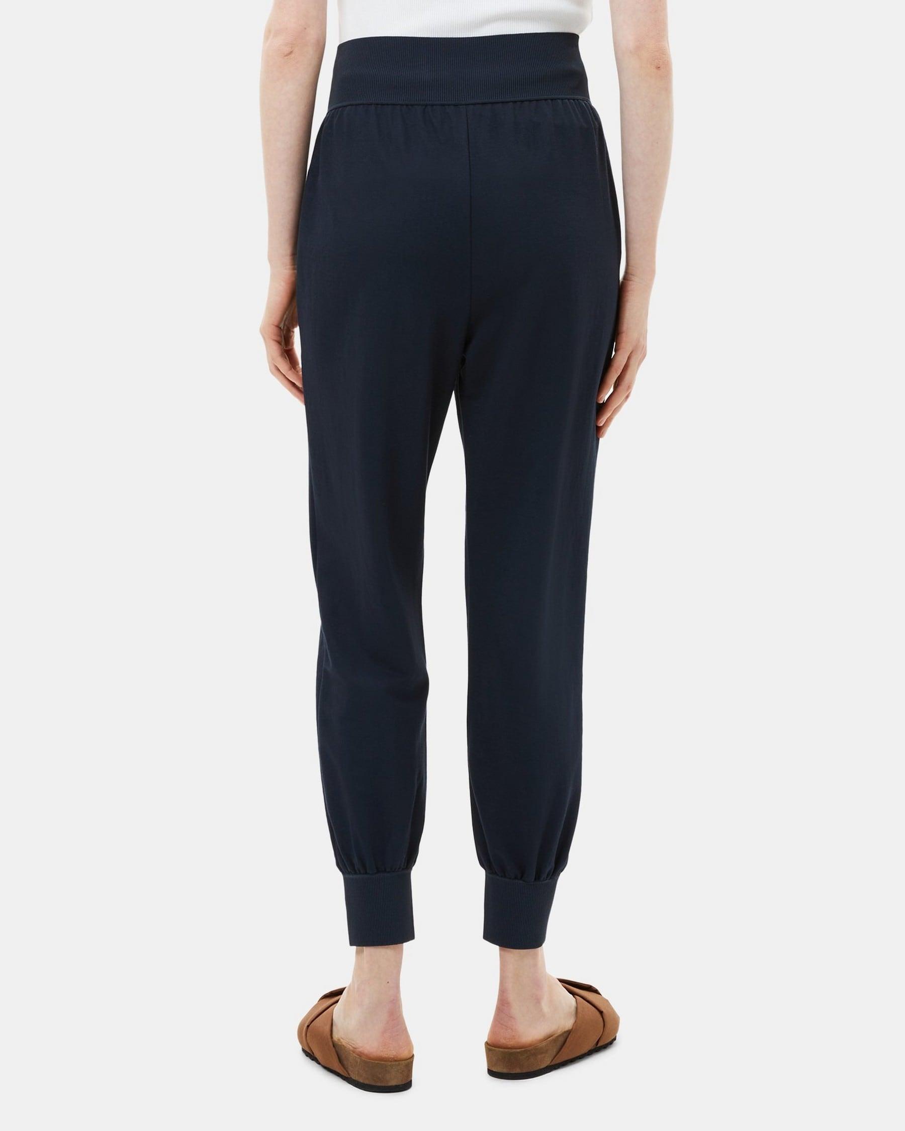 Jogger Pant in Drapey Piqué Product Image