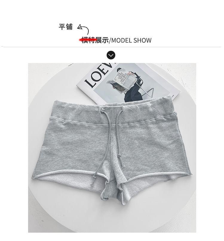 Rolled Cotton Shorts in 5 Colors Product Image