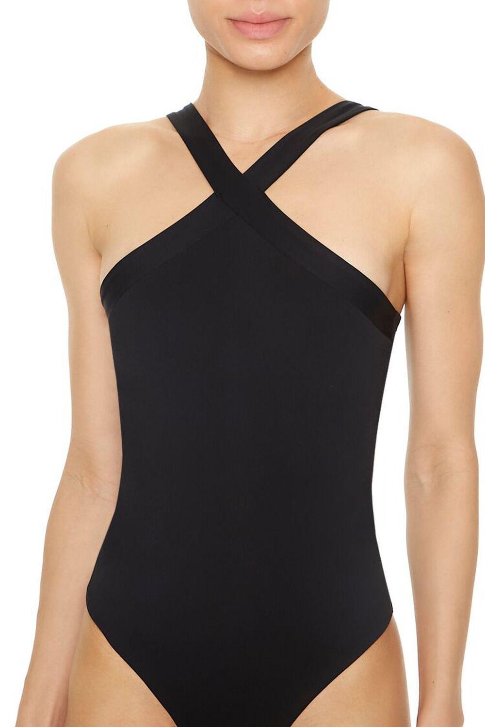 Fitted V-Strap Bodysuit | Forever 21 Product Image