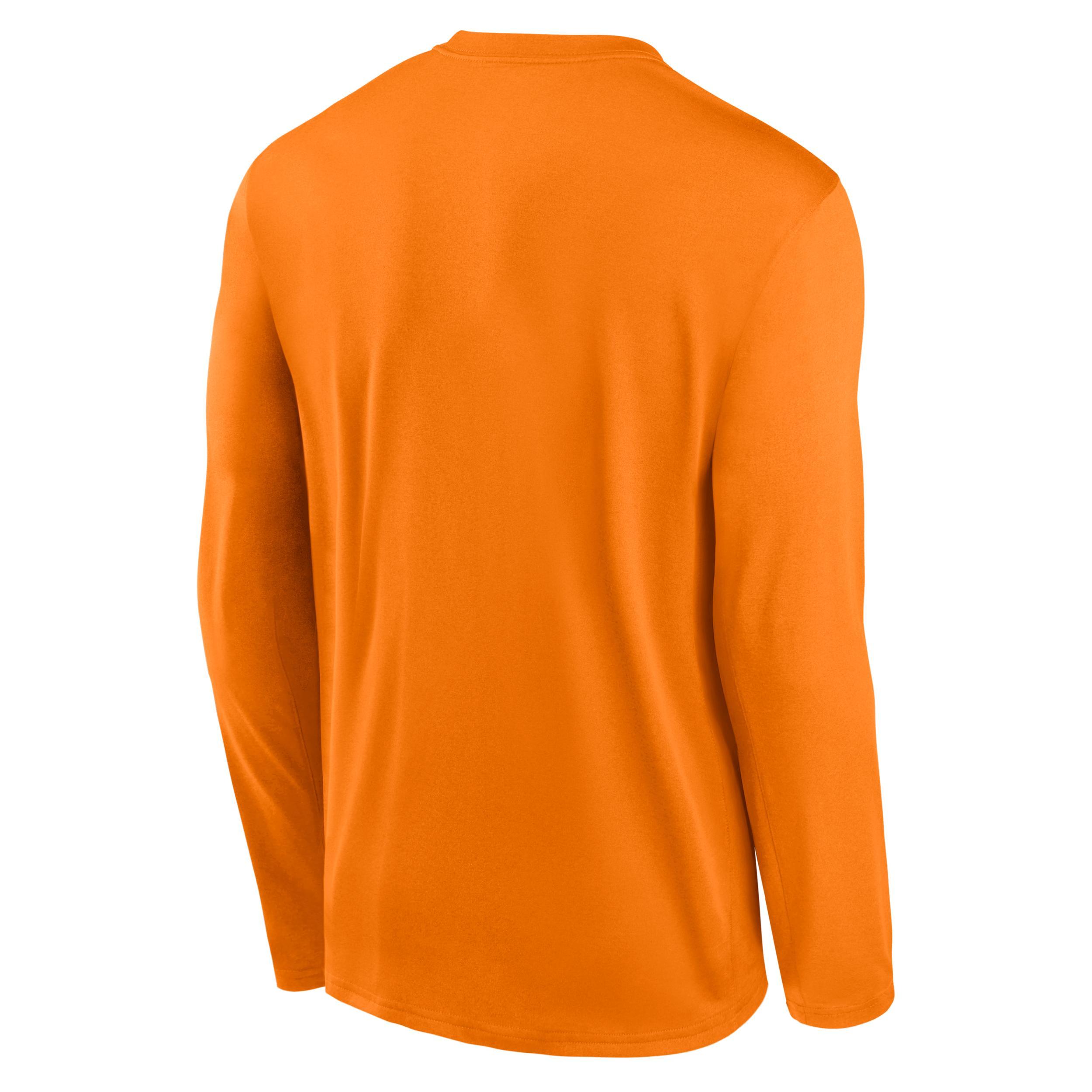 Cleveland Browns Alt Legend Small Logo Men's Nike Dri-FIT NFL Long-Sleeve T-Shirt Product Image