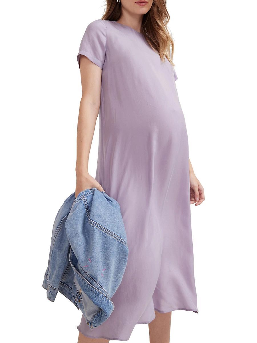 Womens The James Dress Maternity Midi Dress Product Image