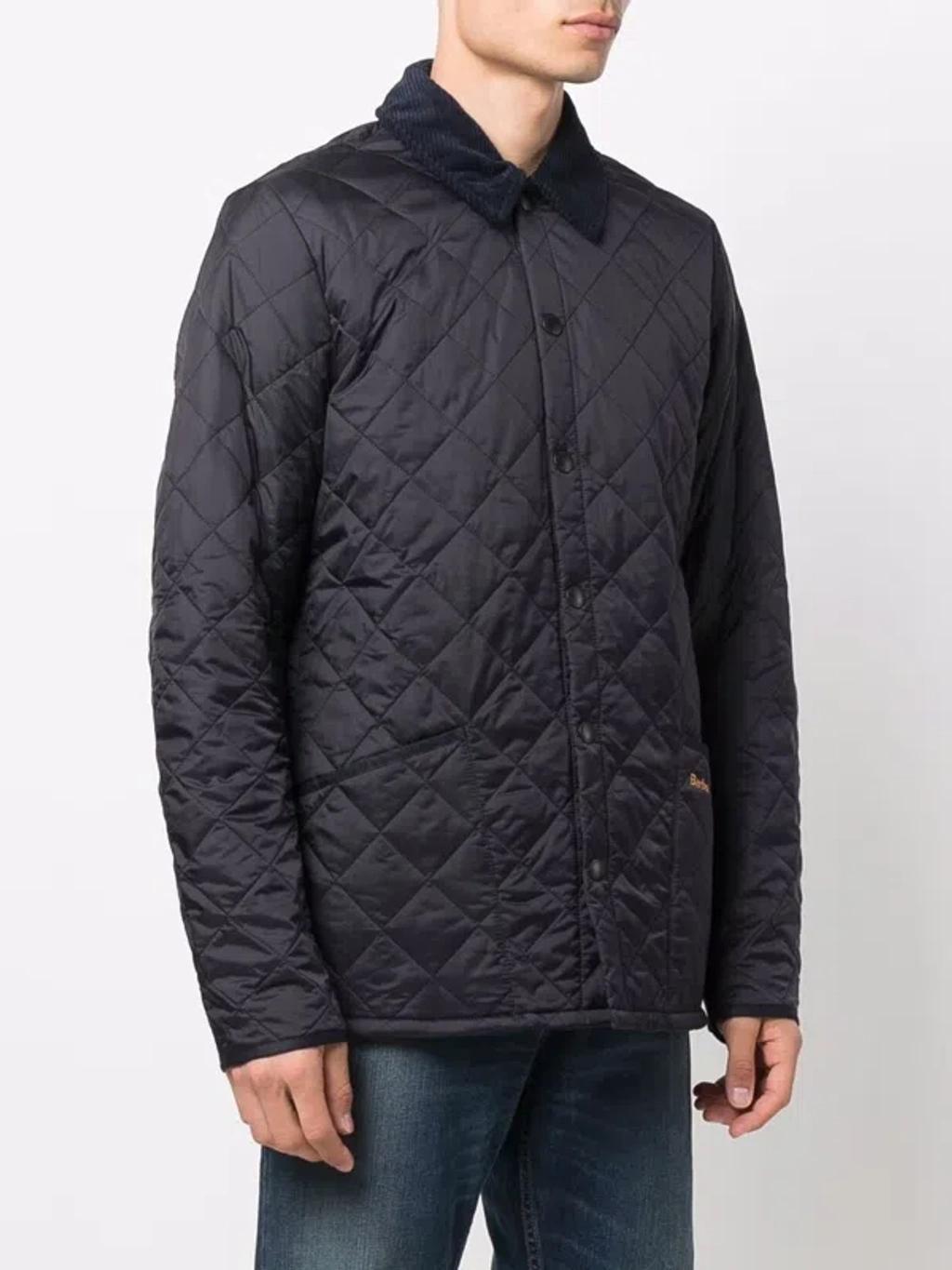 BARBOUR Heritage Liddesdale Quilt In Blue Product Image