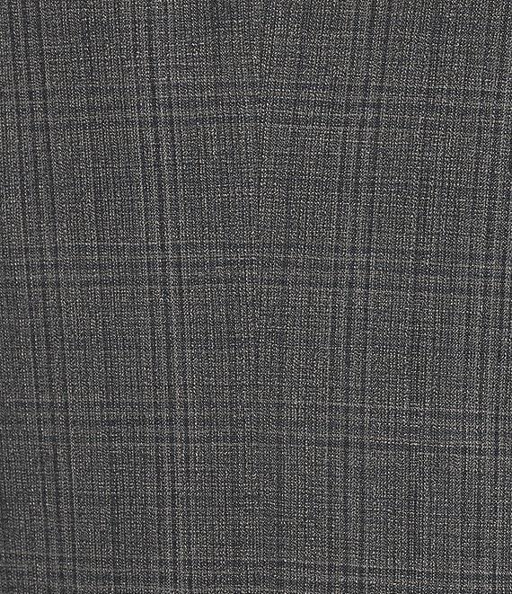 John Varvatos Slim Fit Flat Front Plaid Print 2-Piece Suit Product Image