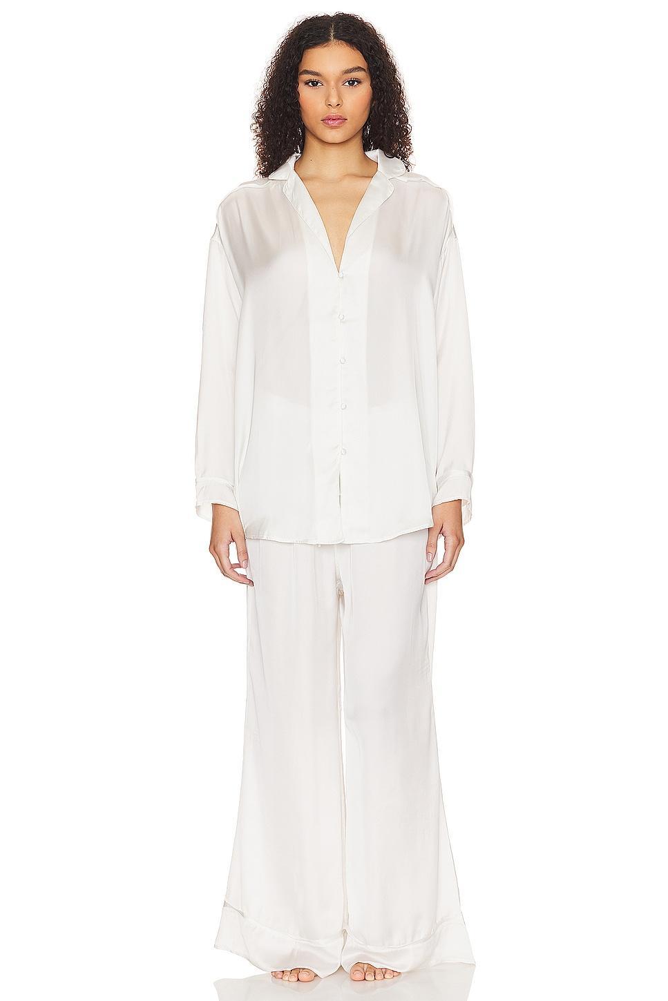 x Intimately FP Dreamy Days Solid Pj In Ivory Free People Product Image