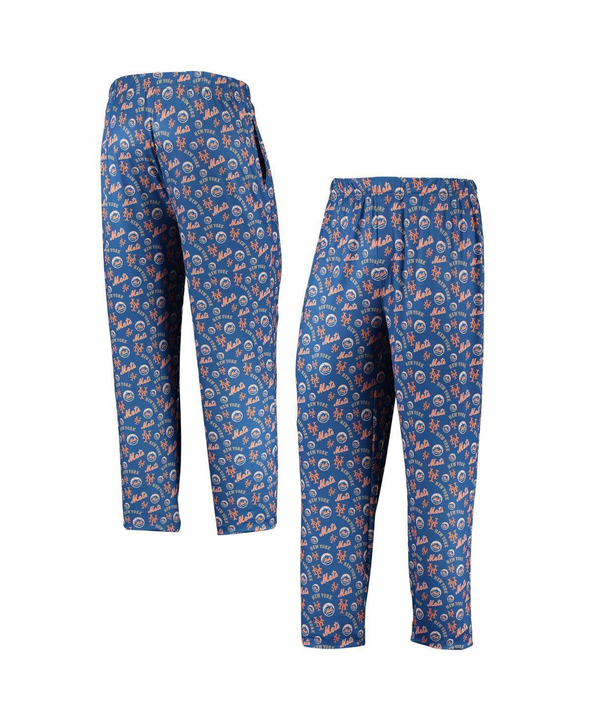 Mens FOCO Royal New York Mets Cooperstown Collection Repeat Pajama Pants Product Image