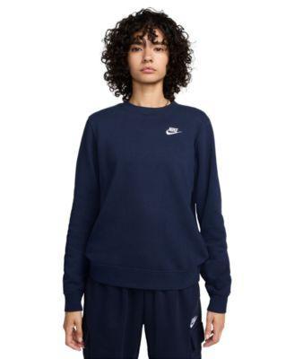 Women's Nike Sportswear Club Fleece Crew-Neck Sweatshirt Product Image