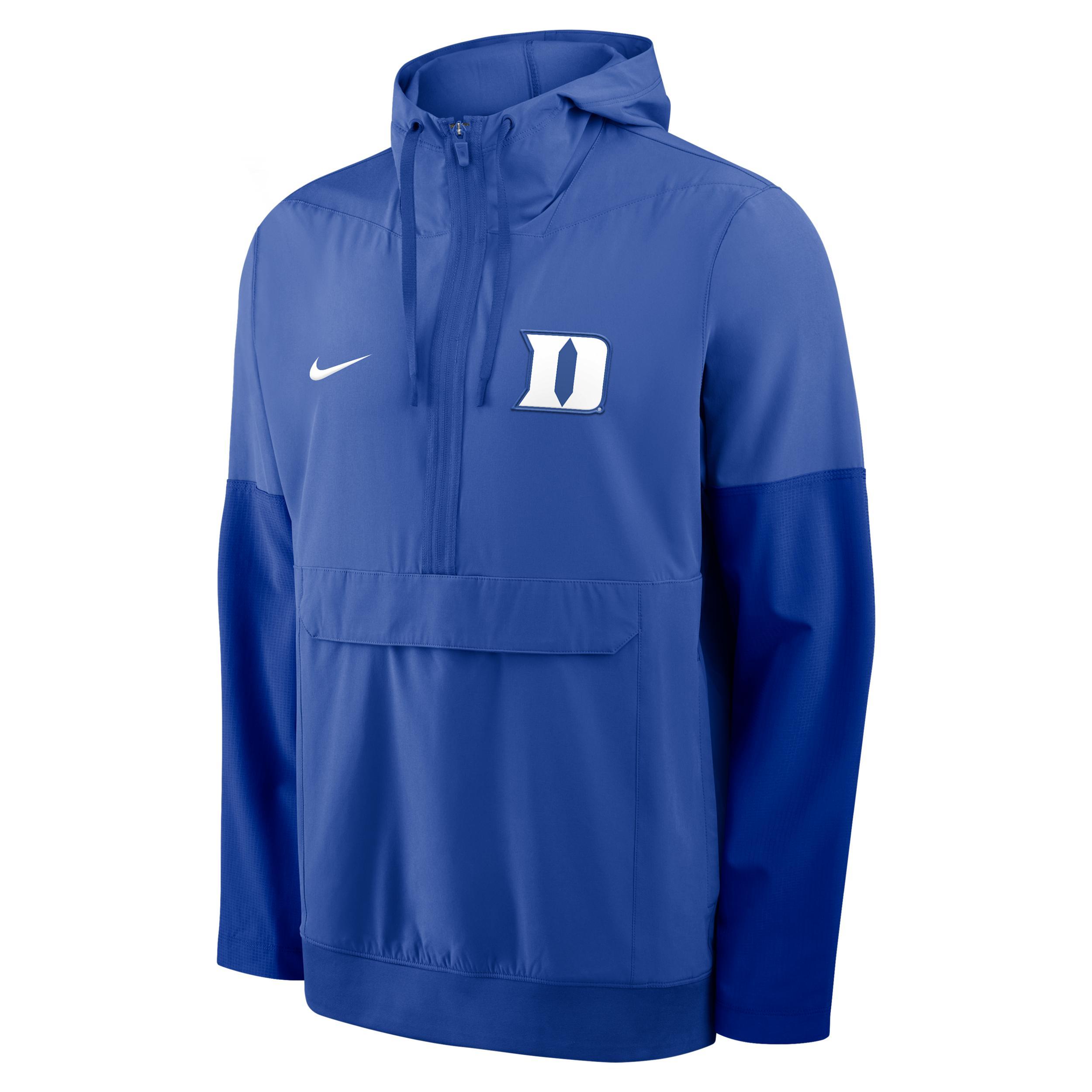 Duke Anorak Nike Mens College 1/2-Zip Hooded Jacket | 03AT0DZGDU-PTU Product Image