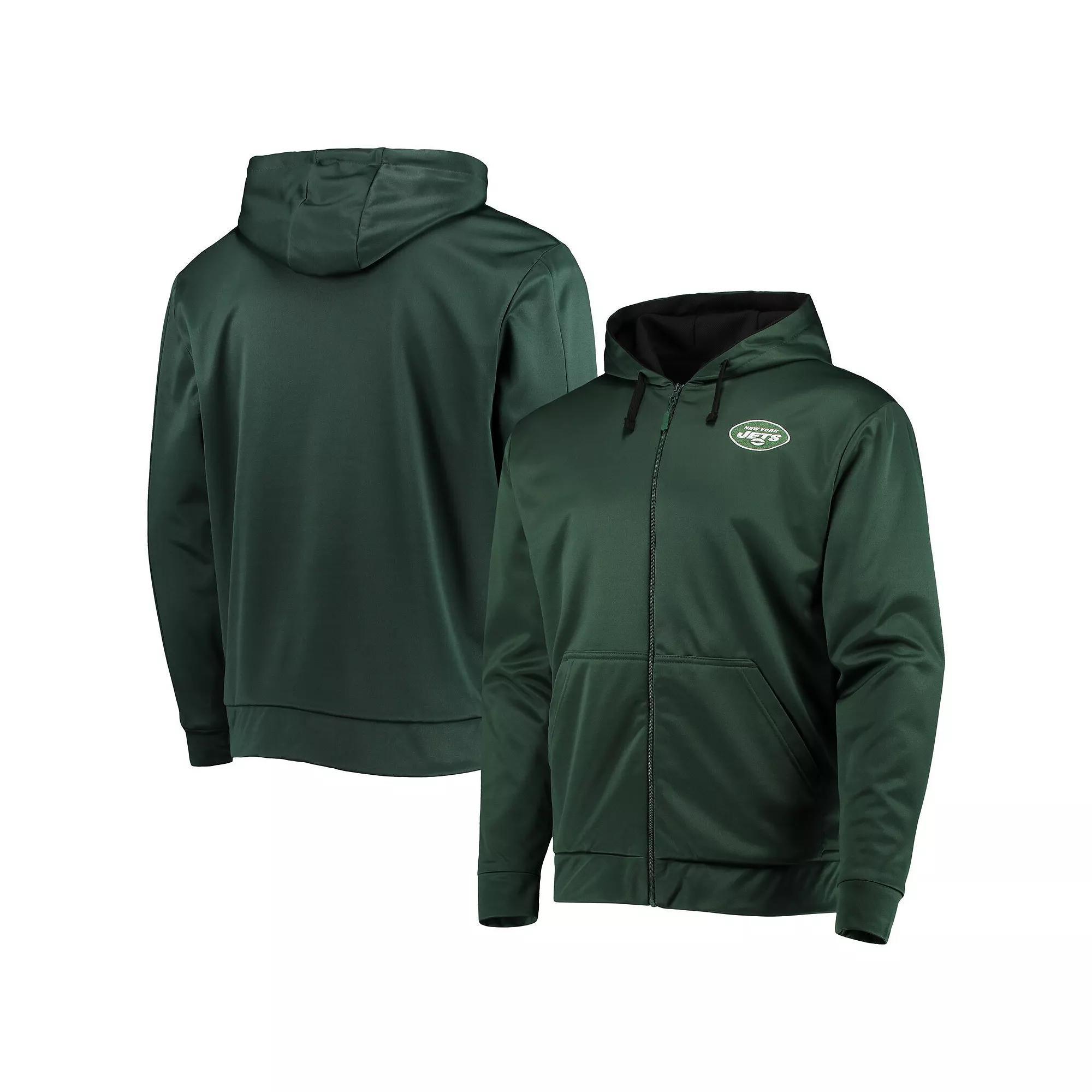 Men's Dunbrooke Green/Black New York Jets Apprentice Full-Zip Hoodie, Size: Small Product Image