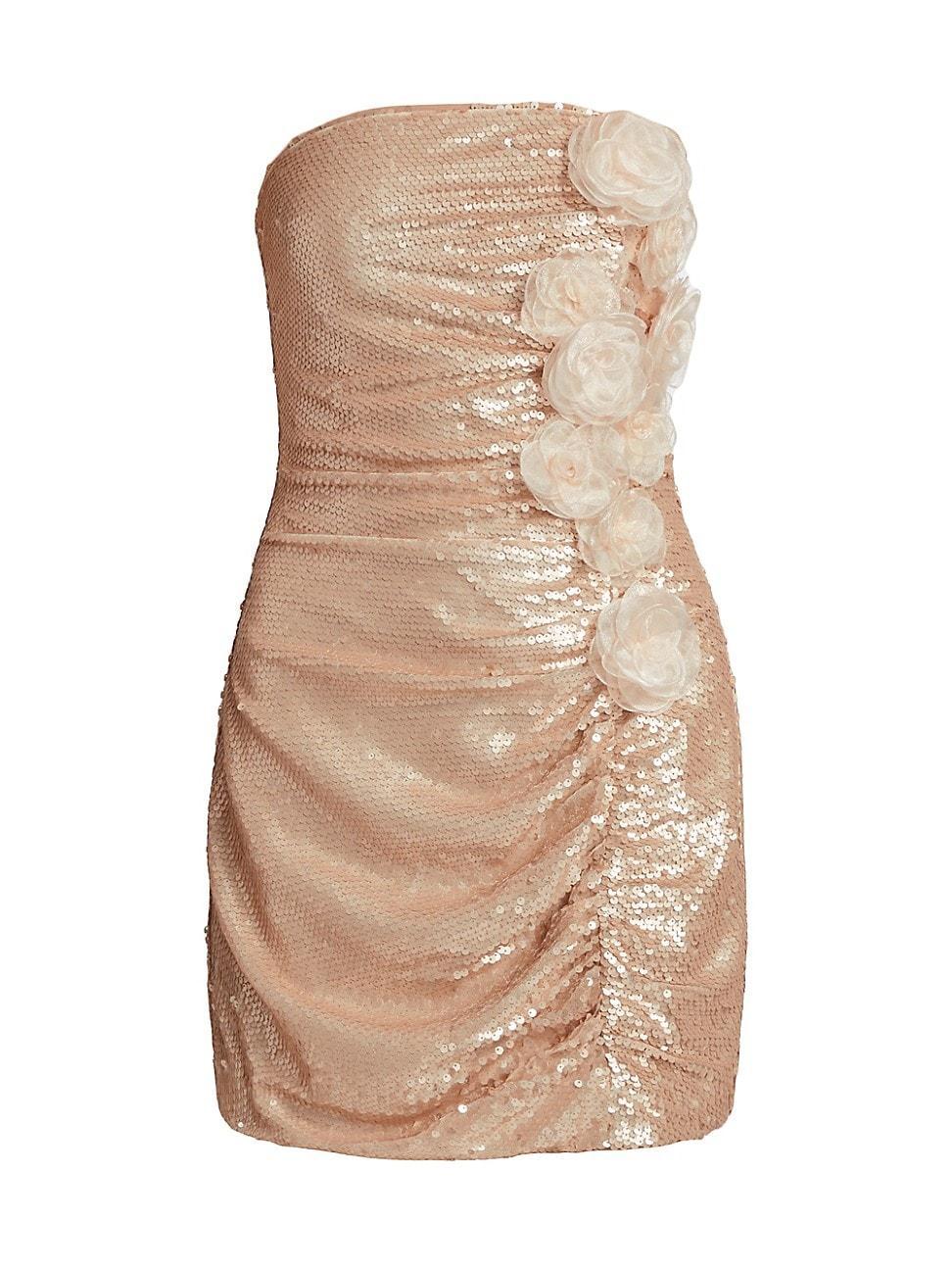 Womens Hendrix Strapless Minidress Product Image