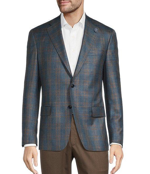 Hart Schaffner Marx New York Modern Fit Plaid Pattern Sport Coat Product Image
