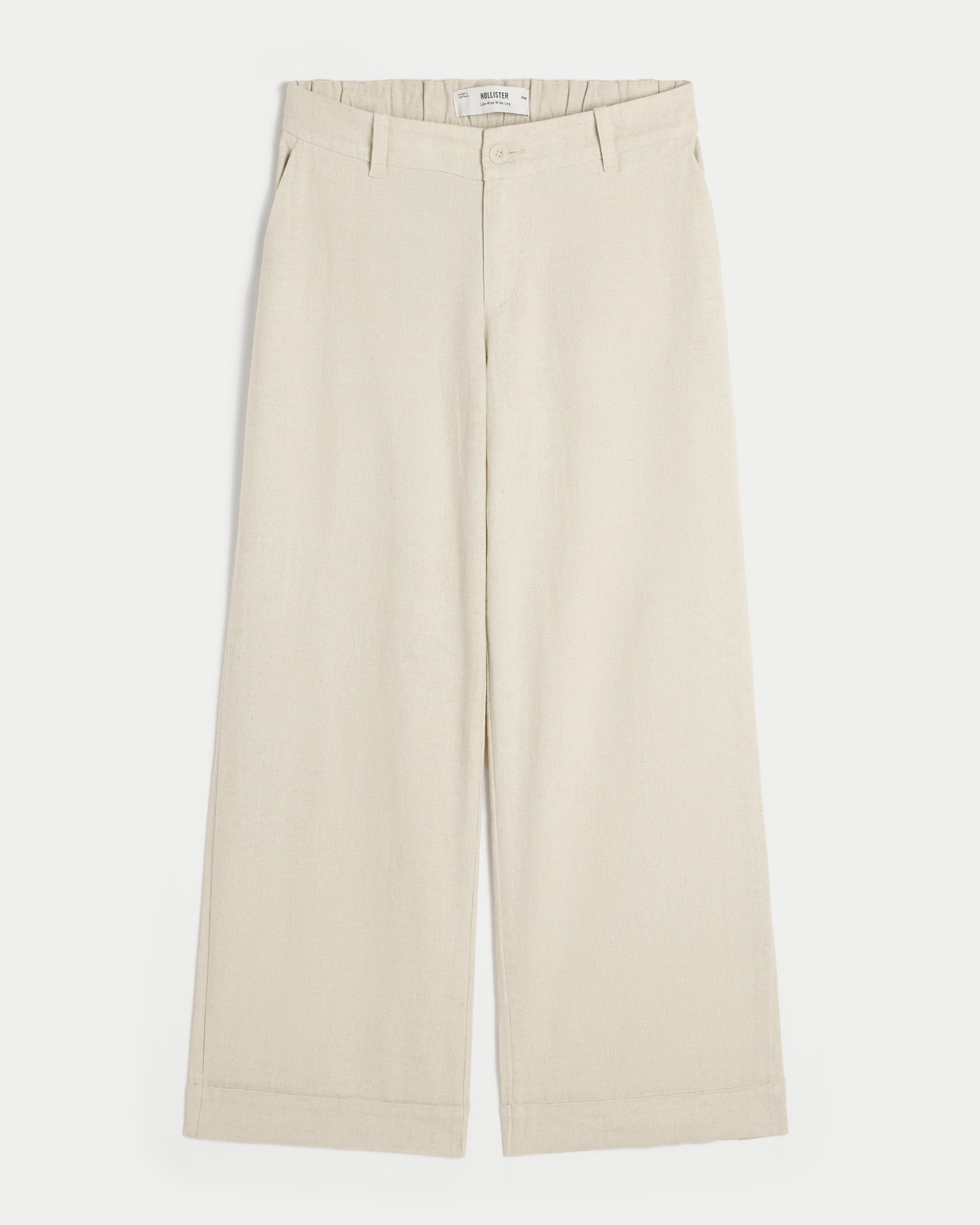 Hollister Livvy Low-Rise Wide-Leg Pants Product Image