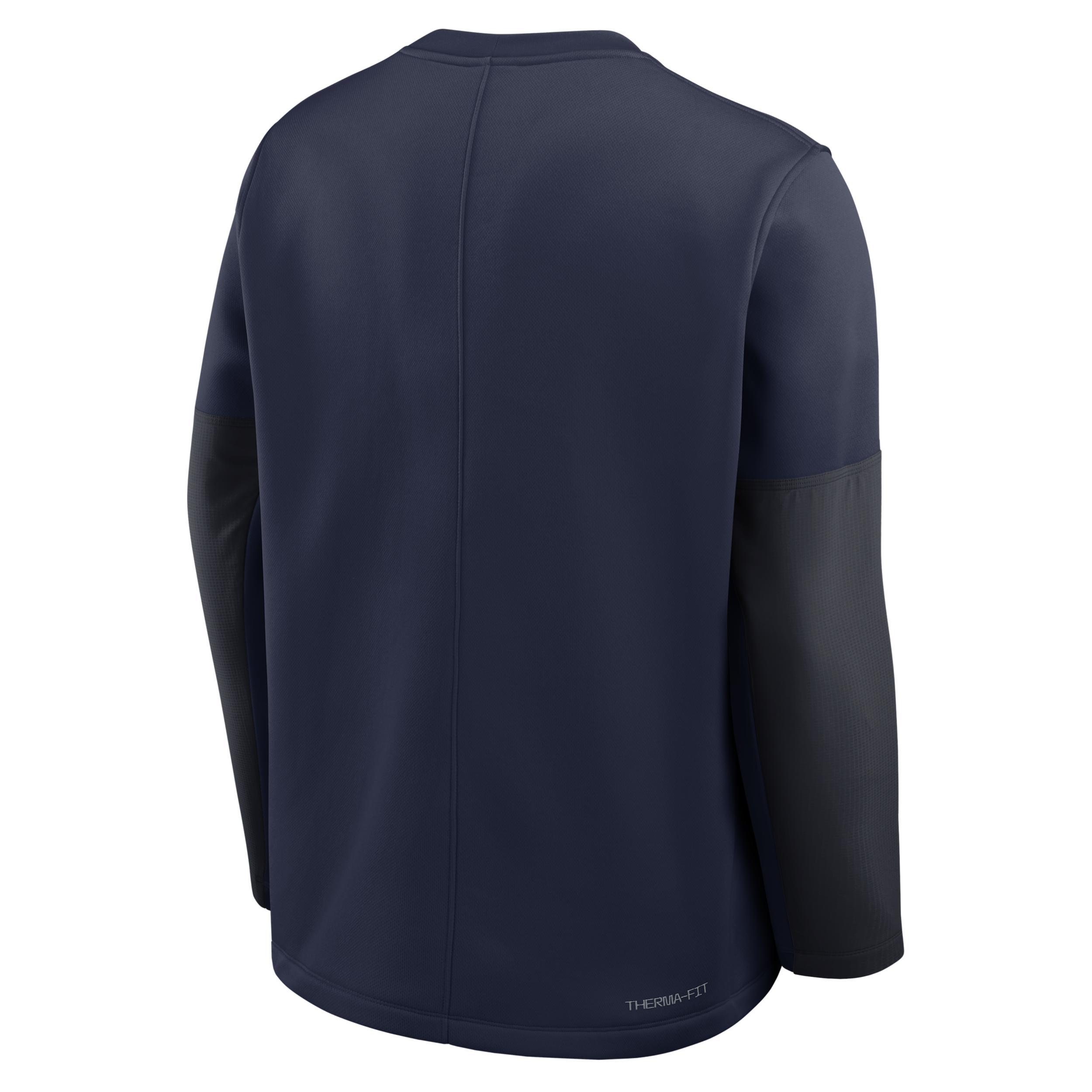 Mens Michigan Sideline Coach Jordan Brand Therma-FIT College Long-Sleeve T-Shirt | 0JBR0CZDMWN-6P4 Product Image