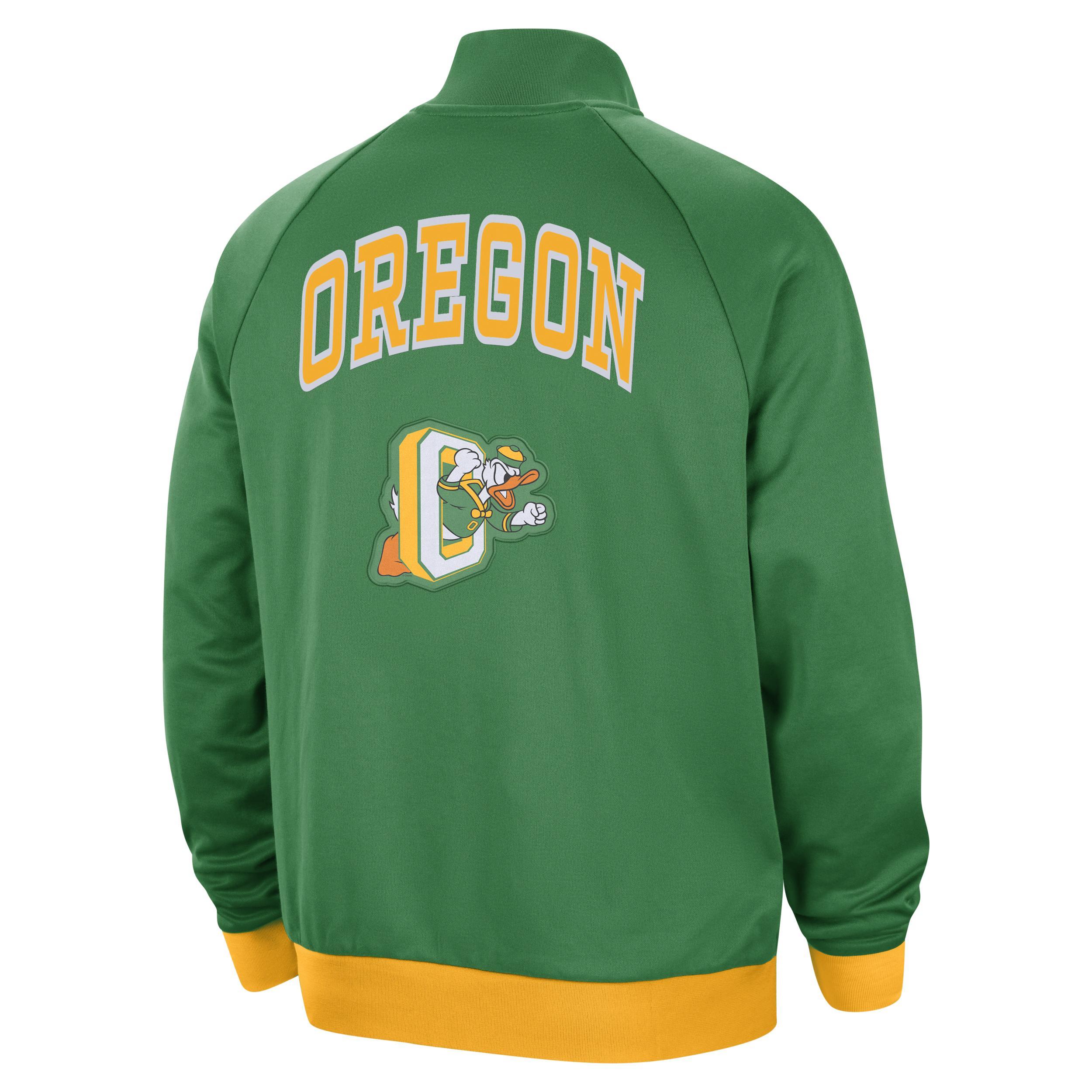 Mens Nike /Yellow Oregon Ducks Special Game Alternate Full-Zip Track Jacket Product Image