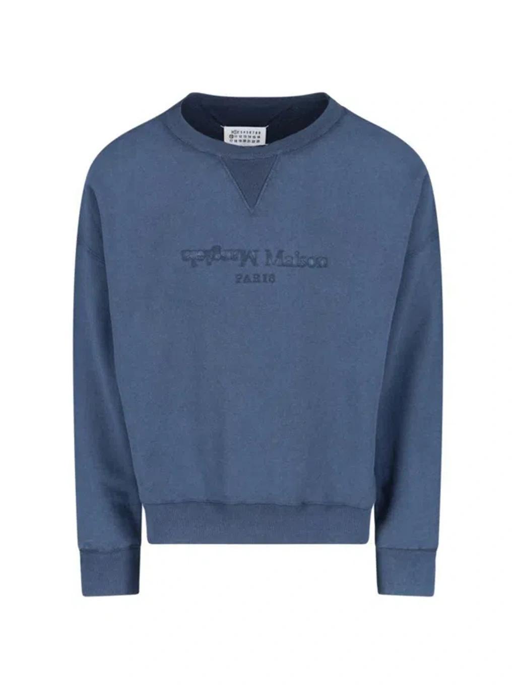 MAISON MARGIELA Sweaters In Blue Product Image