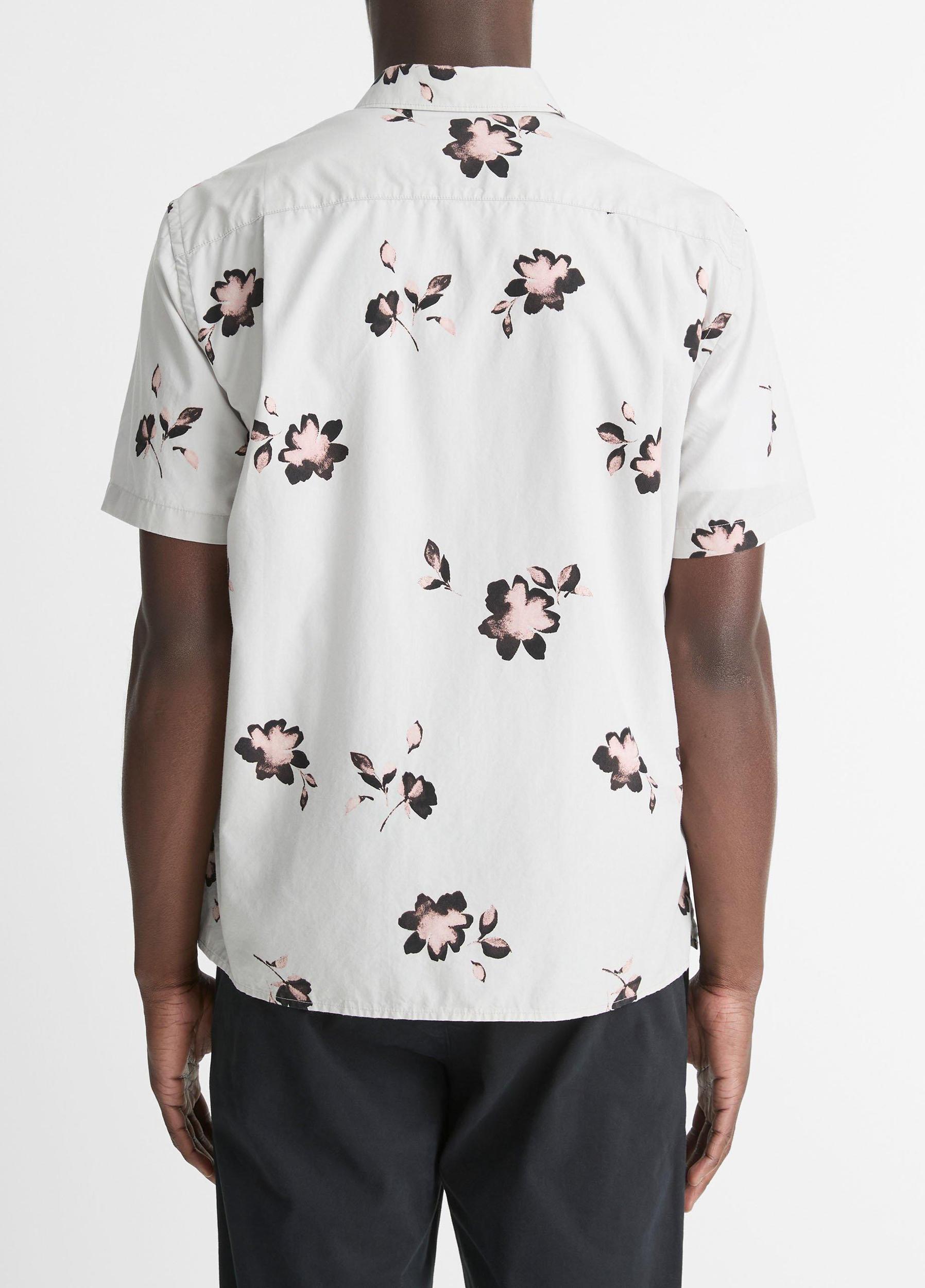 Cascading Floral Short-Sleeve Shirt Product Image